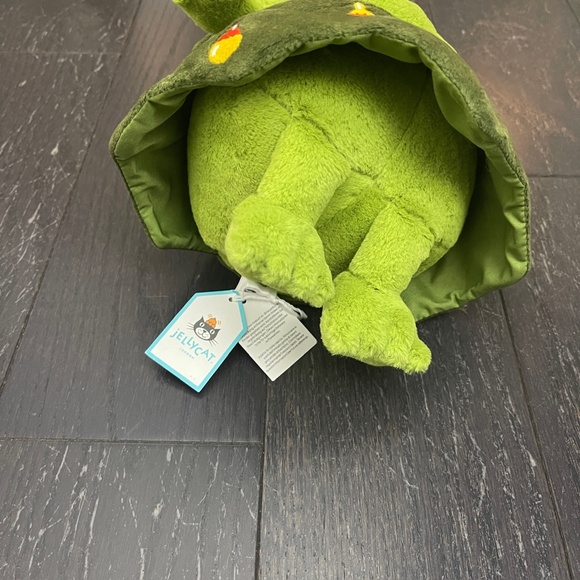 BNWT RARE Jellycat Christmas Tree Ricky Rain FrogSize Medium RR3FC holiday green - Picture 2 of 6